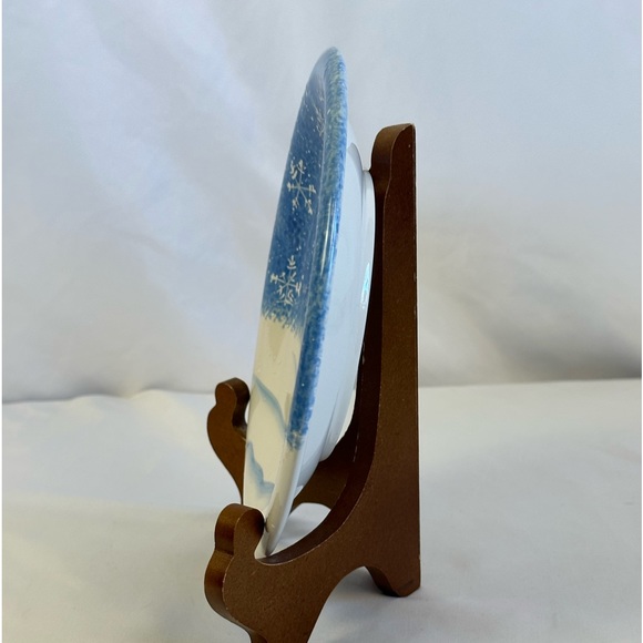 Saint Nicholas Square Button Up Dinner Plate Snowman - Picture 2 of 12